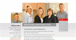 Desktop Screenshot of praxis-keller.net
