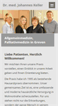 Mobile Screenshot of praxis-keller.net
